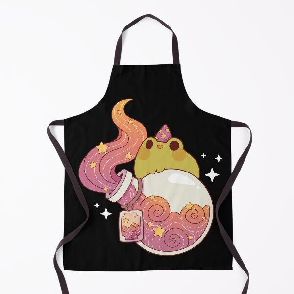 Item preview, Dreamy fire potion with wizard frog designed and sold by Rihnlin.