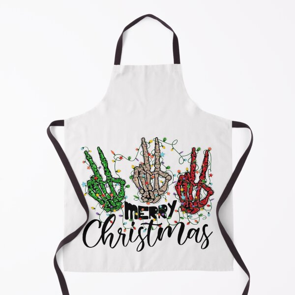Item preview, Merry Christmas Peace Skeleton Hands designed and sold by Just Be Different.