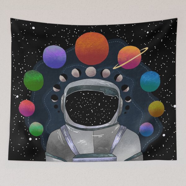 Item preview, Astronaut and Planets designed and sold by Katie Lutterschmidt.