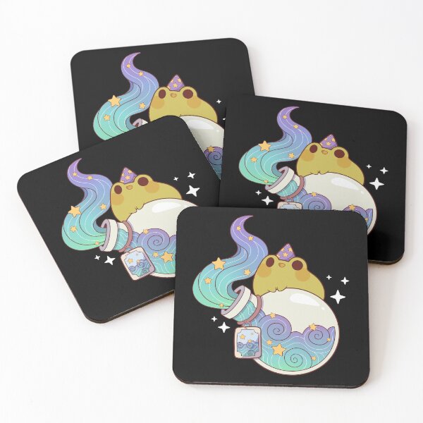 Item preview, Dreamy water potion with wizard frog designed and sold by Rihnlin.