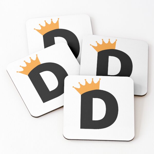 Item preview, Crowned Monogram Letter D designed and sold by Coffee Lifestyle.