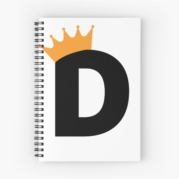 Item preview, Crowned Monogram Letter D designed and sold by Coffee Lifestyle.