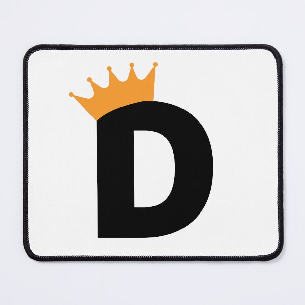 Item preview, Crowned Monogram Letter D designed and sold by Coffee Lifestyle.