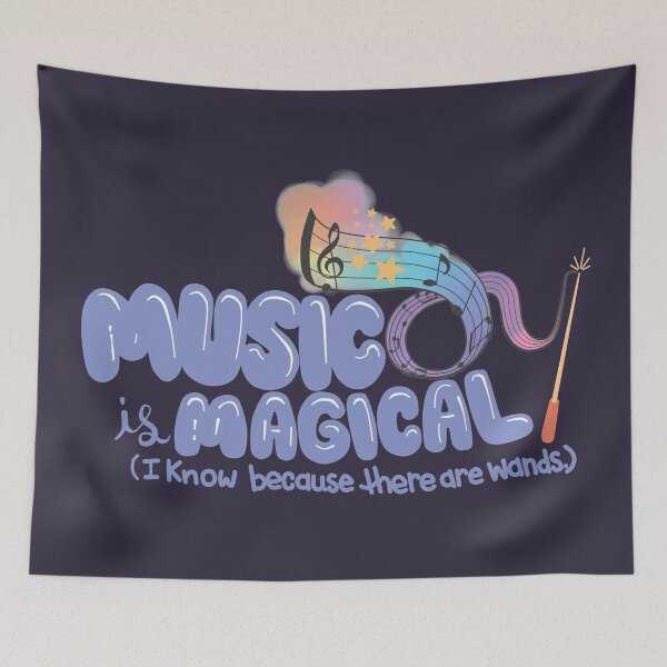 Item preview, Music is Magical designed and sold by PoppyFox.