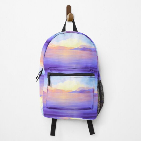 Item preview, Sunrise over Italian Lake purple designed and sold by QuirkyCraftz.