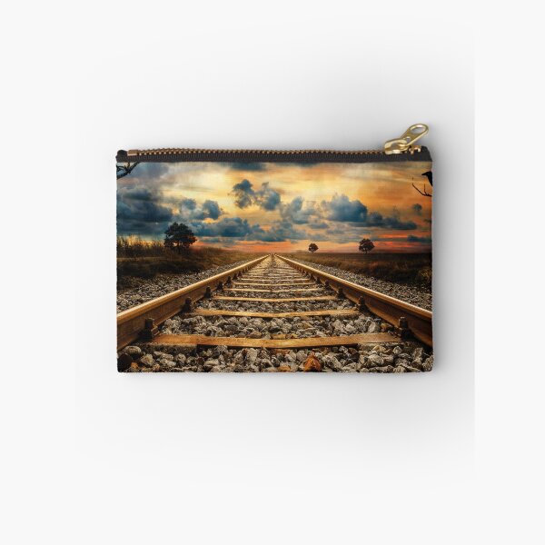 Item preview,  train track,Railroad art,train wall art,panoramic,panorama,Train art,train track art,railpictures,framed wall art designed and sold by eyesight4vision.