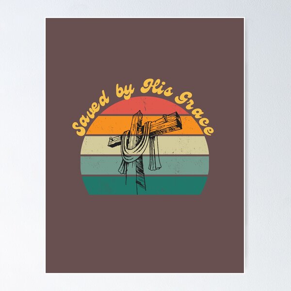 Item preview, Saved by His Grace retro sunset designed and sold by Bowtiesarec00l.
