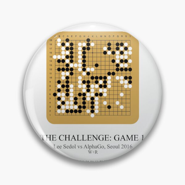 Item preview, Lee Sedol vs Google AI's AlphaGo first game designed and sold by MartiRubio.