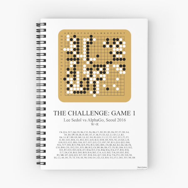 Item preview, Lee Sedol vs Google AI's AlphaGo first game designed and sold by MartiRubio.