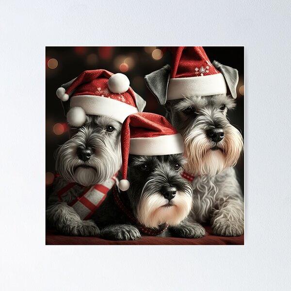 Miniature schnauzer christmas outlet jumper