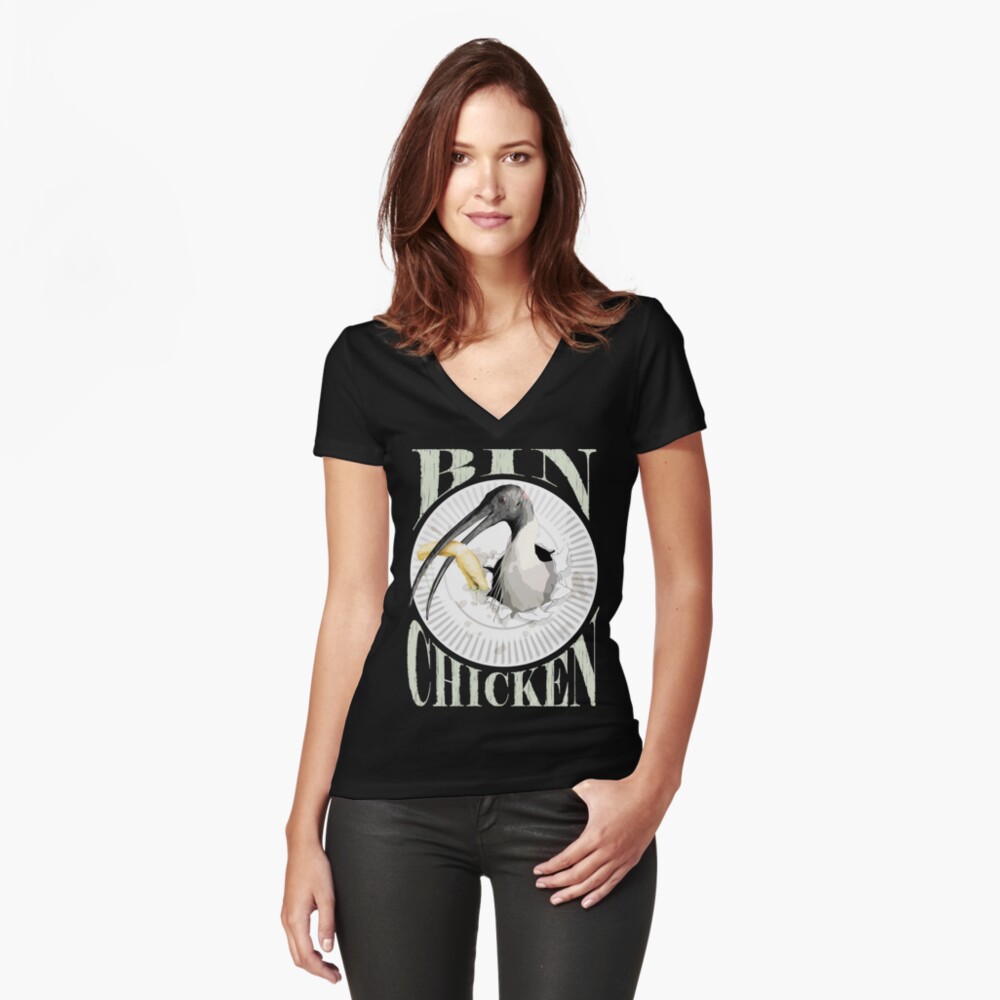 Item preview, Fitted V-Neck T-Shirt designed and sold by MaratusFunk.