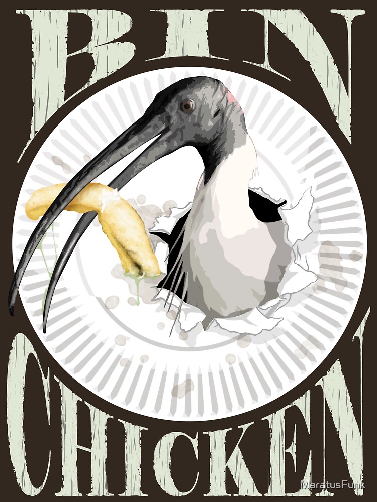 Thumbnail 7 of 7, Essential T-Shirt, Bin Chicken designed and sold by MaratusFunk.