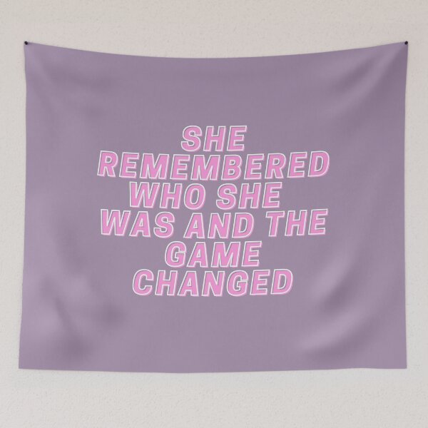 Item preview, She remembered who she was and the game changed. designed and sold by wilder-mind.