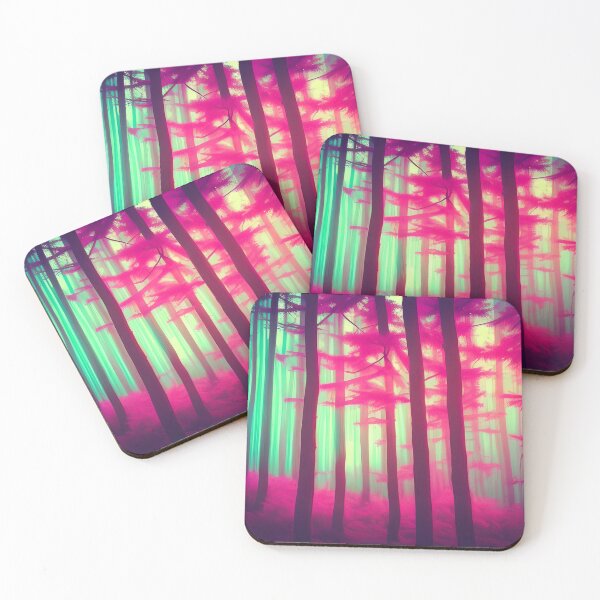 Item preview, Landscape of Forest Synthwave Style designed and sold by Alt-Art-Digital.