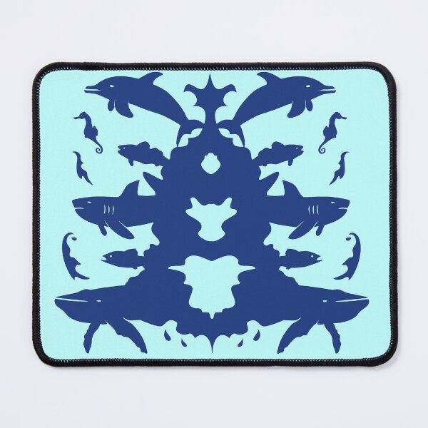 Item preview, Ocean Rorschach (dark blue) designed and sold by dave-williams.