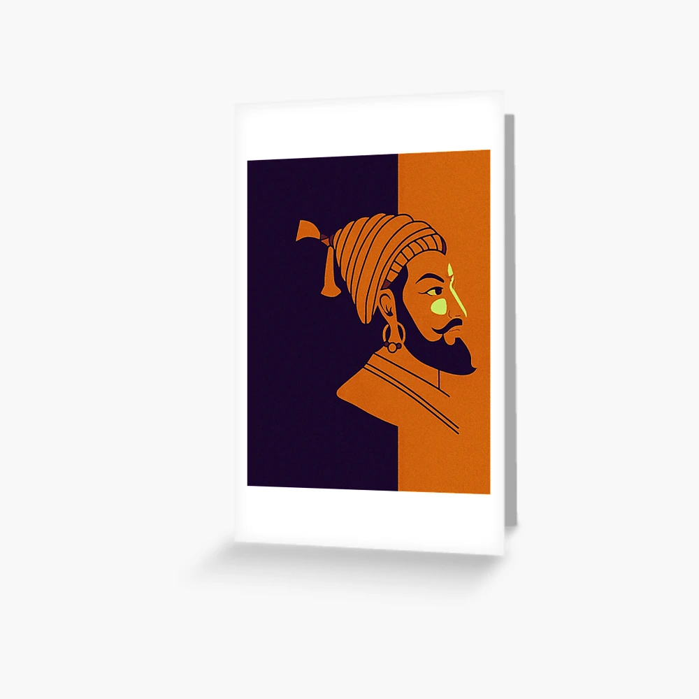 wallpics® Chhatrapati Shivaji Maharaj Waterproof Vinyl Sticker Poster |  (24X36 inches) can1947-3 : Amazon.in: Home & Kitchen