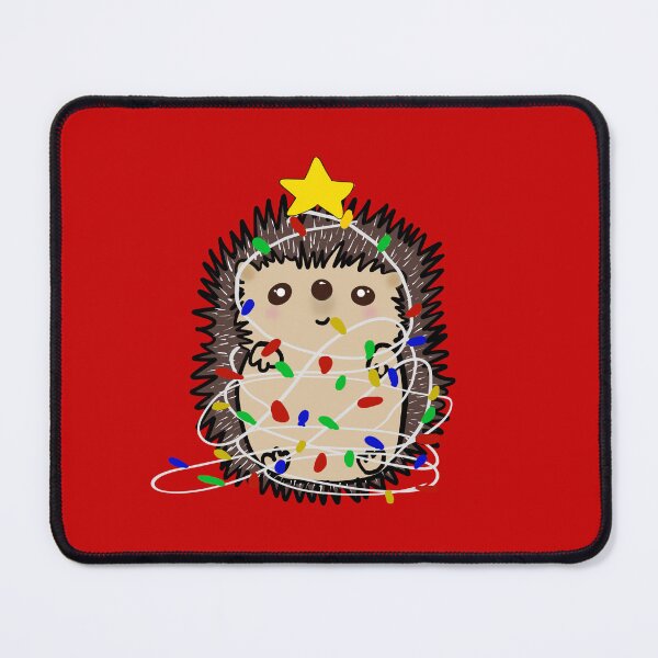 Item preview, Hedgehog in Christmas lights  designed and sold by Mermaidssparkle.