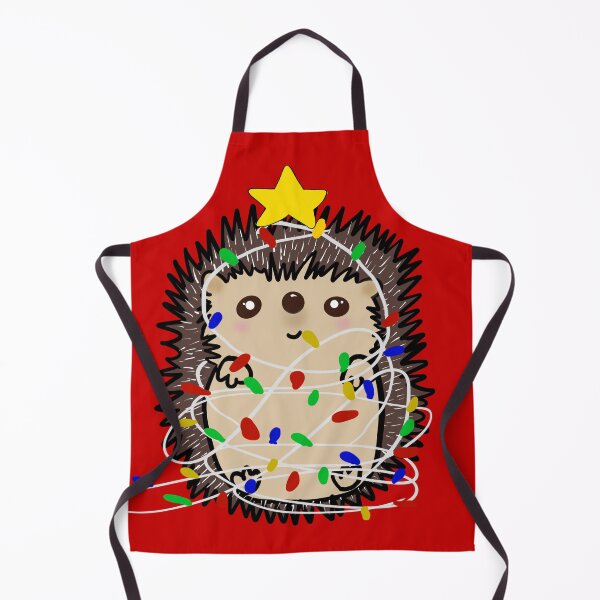 Item preview, Hedgehog in Christmas lights  designed and sold by Mermaidssparkle.
