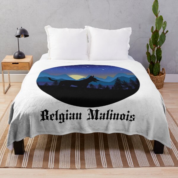 Item preview, Belgian Malinois Dog Art designed and sold by BlackCatArtBB.