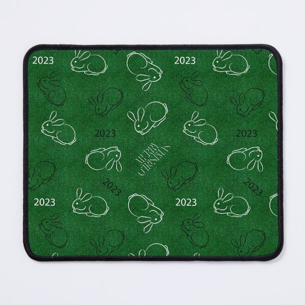 Item preview,  Hares on a green background 2023 designed and sold by Olha Volokhova.