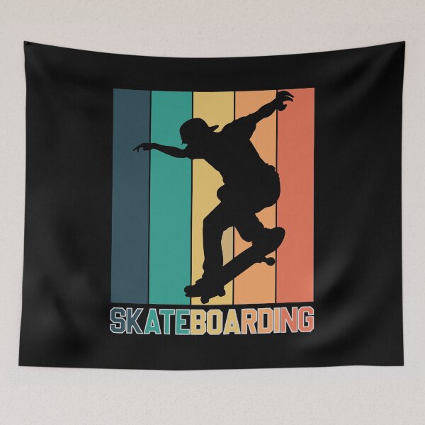 Item preview, Skateboarding Retro designed and sold by RockBeeDesigns.