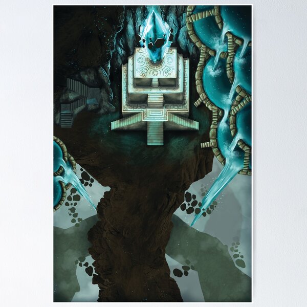 Item preview, Underground Ziggurat Battle Map designed and sold by Domille.