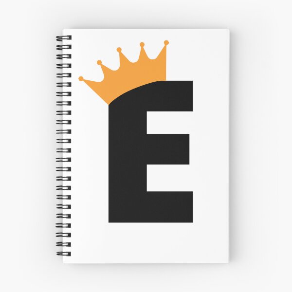 Item preview, Crowned Monogram Letter E designed and sold by Coffee Lifestyle.