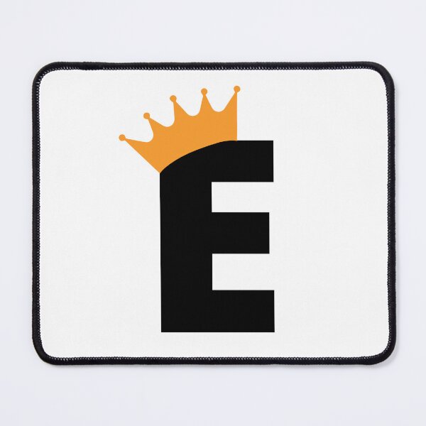 Item preview, Crowned Monogram Letter E designed and sold by Coffee Lifestyle.