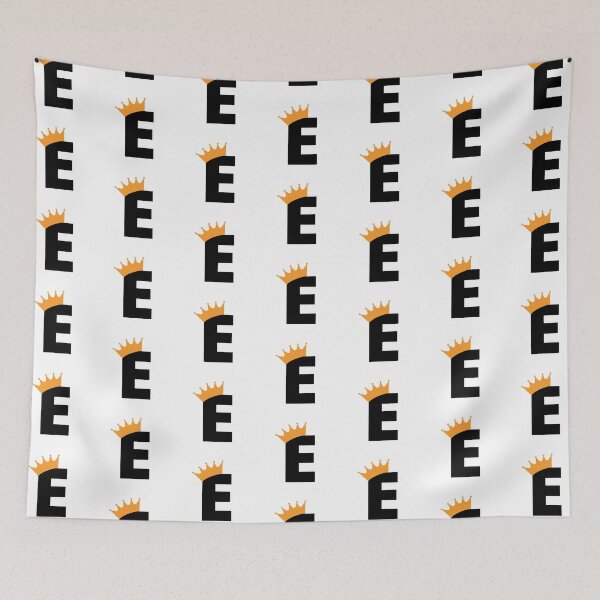 Item preview, Crowned Monogram Letter E designed and sold by Coffee Lifestyle.