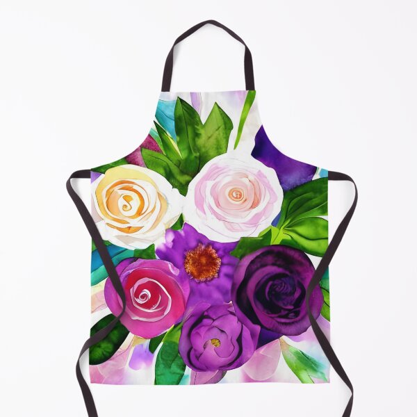 Item preview, Romantic Watercolor Flower Bouquet Artwork designed and sold by The Love Quill.
