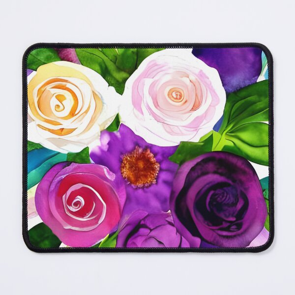 Item preview, Romantic Watercolor Flower Bouquet Artwork designed and sold by The Love Quill.