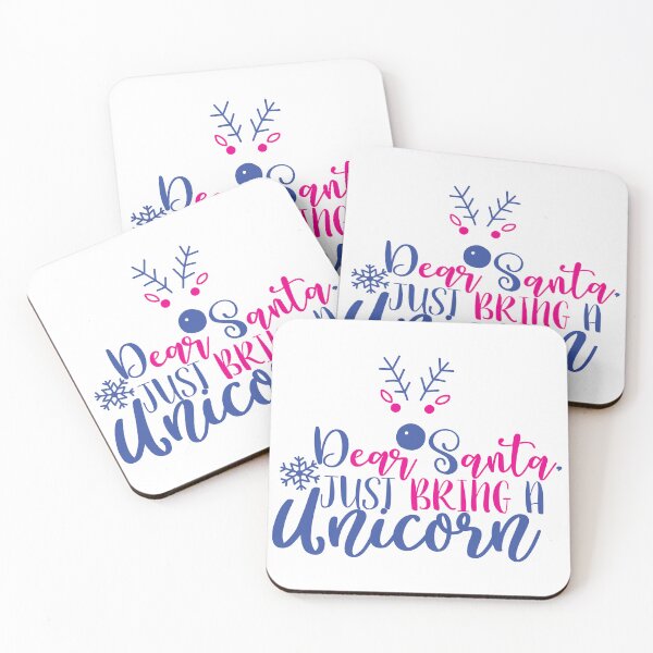 Item preview, Dear Santa just bring a Unicorn 3 designed and sold by potchidesigns.