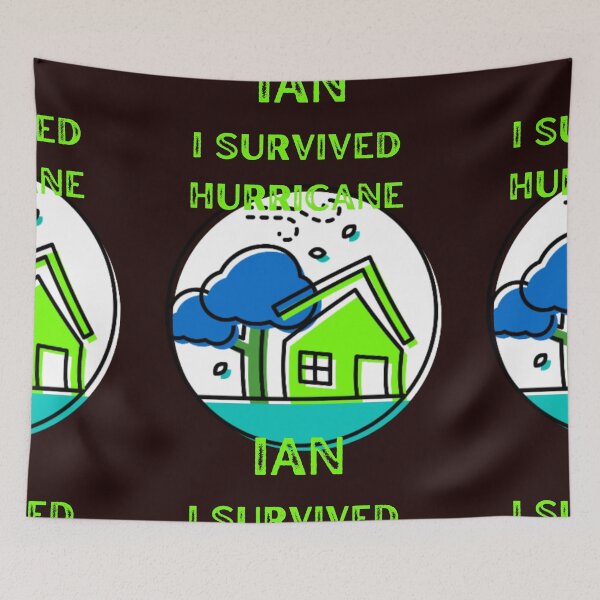 Item preview,    I SURVIVED   HURRICANE IAN designed and sold by marie1919.