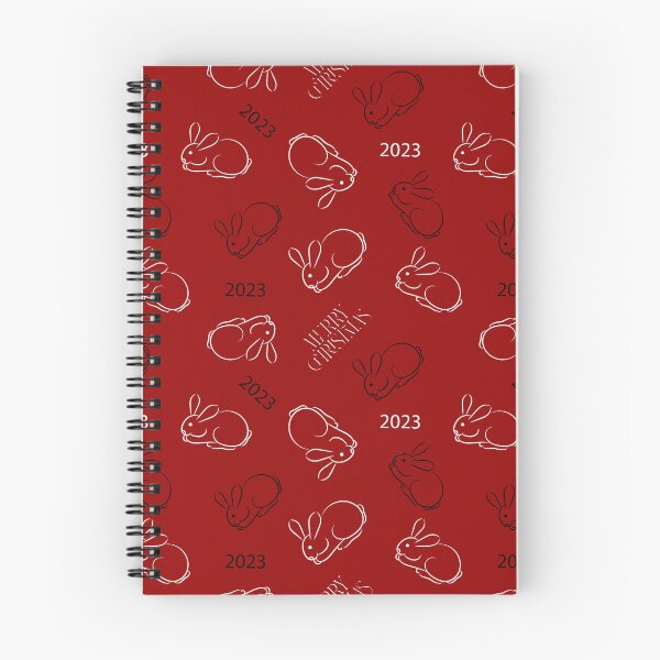 Item preview,  Hares on a red background 2023 designed and sold by Olha Volokhova.
