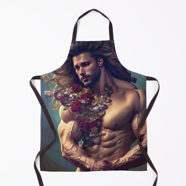 Item preview, Blonde Floral Hunk With Beautiful Long Hair designed and sold by withdiamonds.