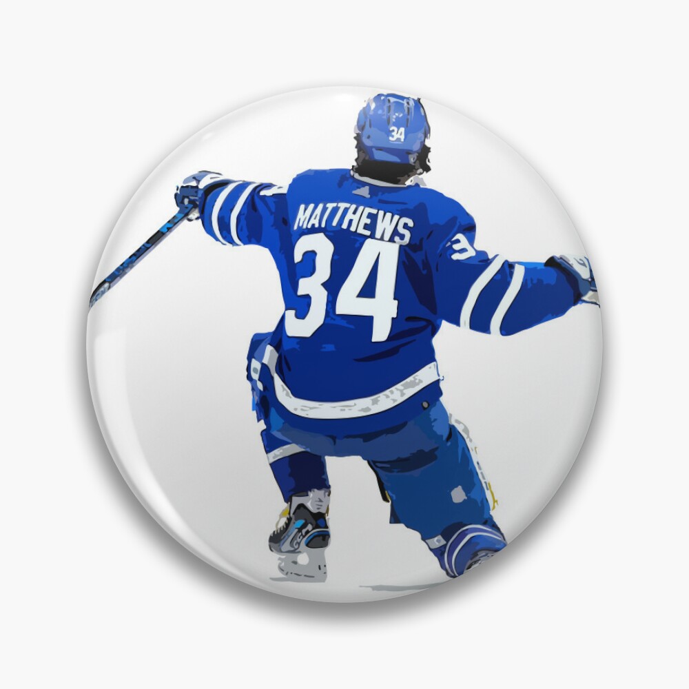 Auston Matthews Mustache Toronto Maple Leafs - Leafs - Pin