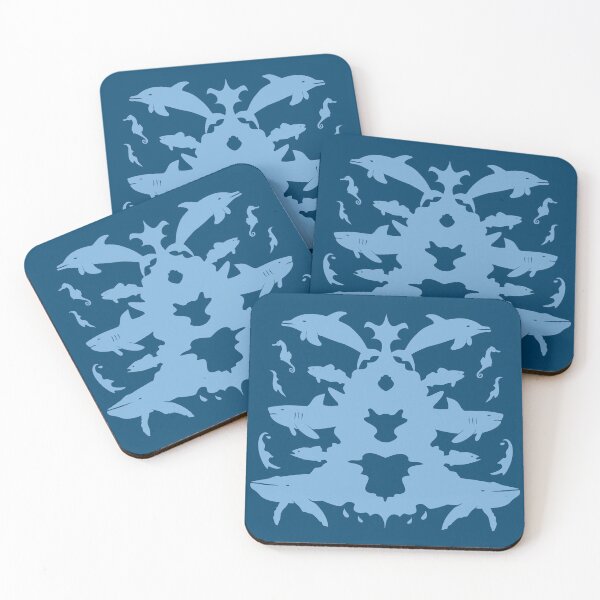 Item preview, Ocean Rorschach (light blue) designed and sold by dave-williams.