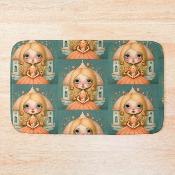 Item preview, Orange birds girl  designed and sold by AliceMonberCom.