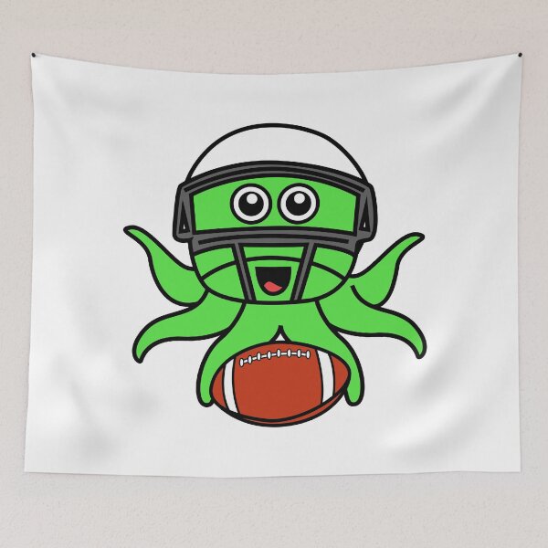 Item preview, Octopia-art american football drawing designed and sold by Blondiabshop.