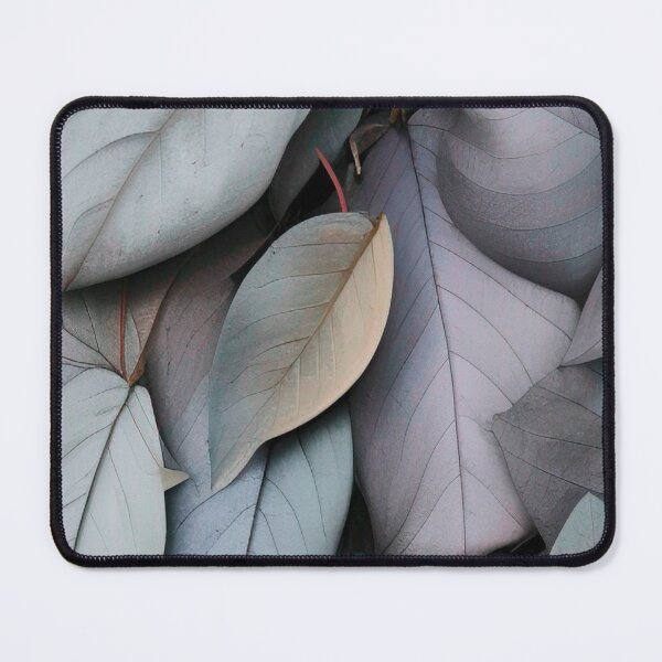 Item preview, Gray Leaves 1 designed and sold by blackwhiteblue.