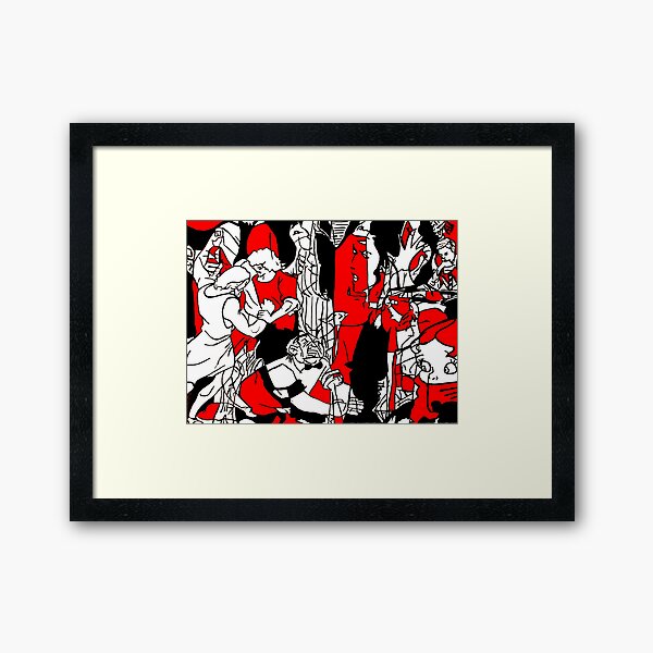 Jacob Wrestling The Angel Framed Art Print