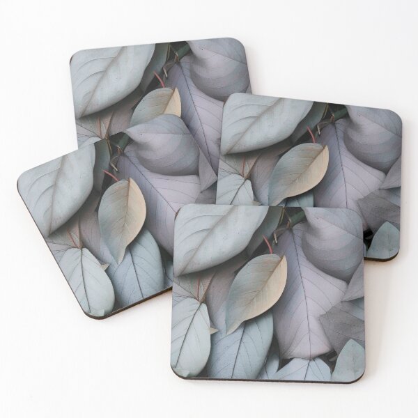 Item preview, Gray Leaves 1 designed and sold by blackwhiteblue.