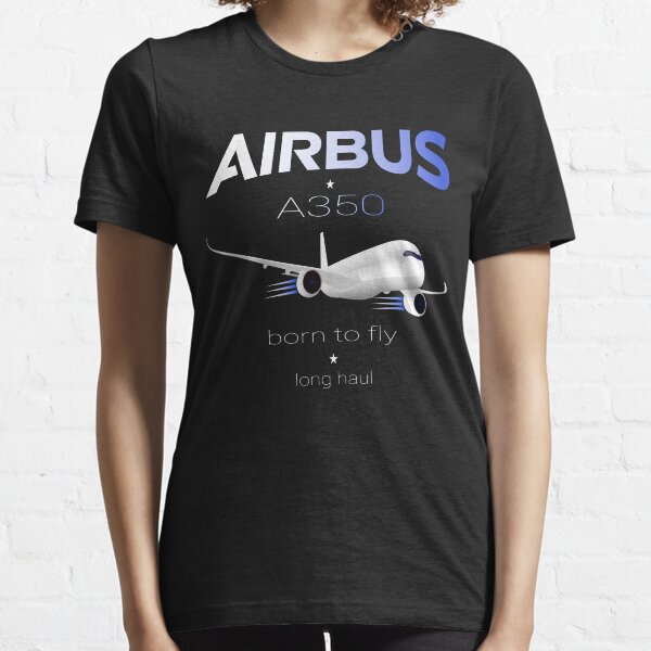 Aperçu de l'œuvre Airbus A350 Avion Moderne - Cadeau Pilotes créée et vendue par FouDeeziner.