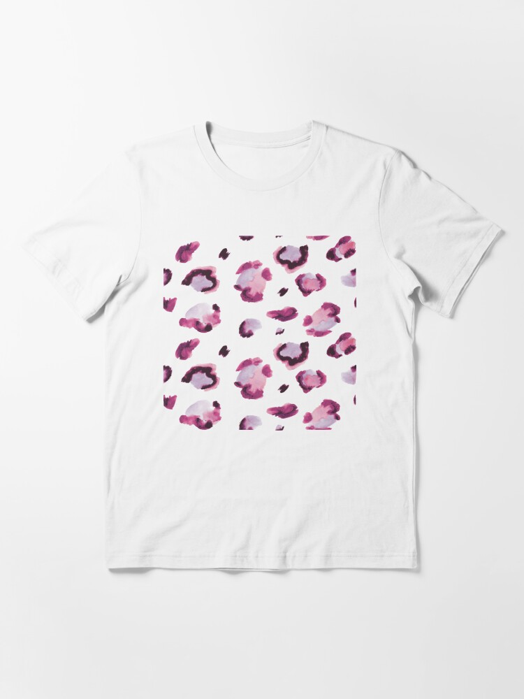 Pink Leopard Print Essential T-Shirt for Sale by Pavnud