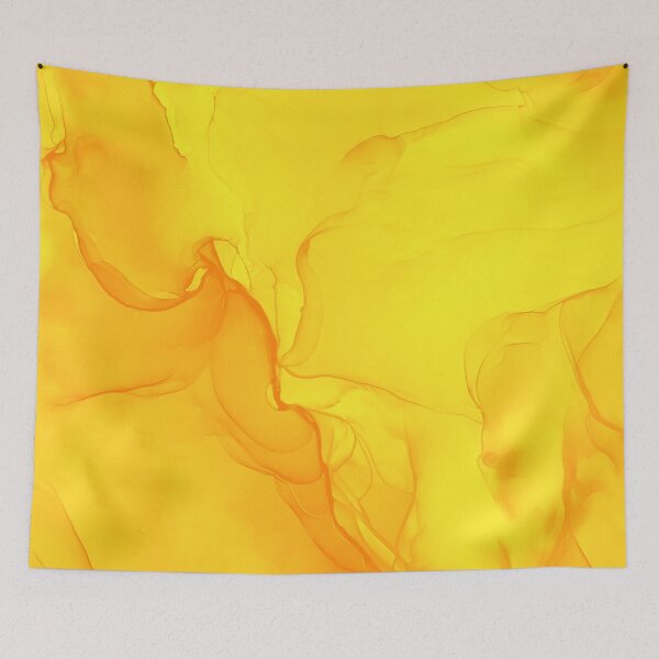 Item preview, Vibrant & Modern Yellow Palette 1 Trending Alcohol Ink Art by Janzay designed and sold by Janzay.