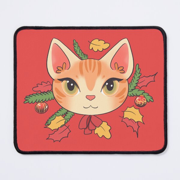 Item preview, Christmas cat designed and sold by MelamelArt.