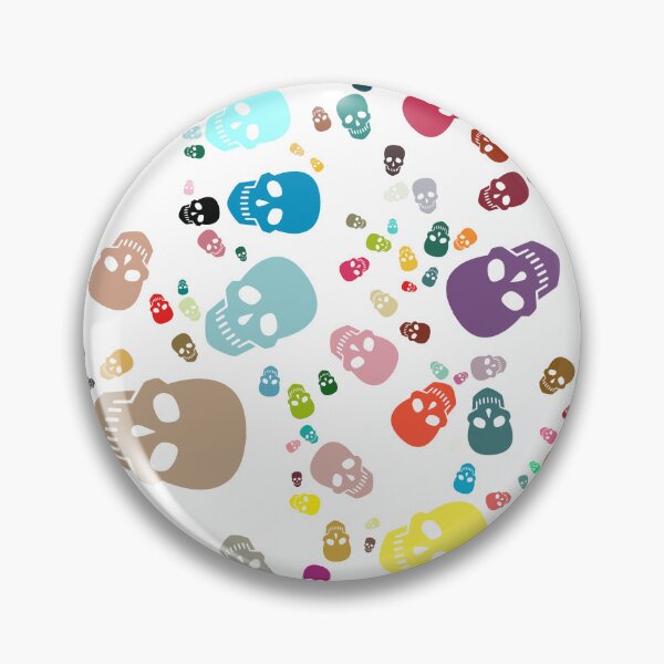 Item preview, Abstract Multi Color Skull Pattern  designed and sold by Pixel4Art.