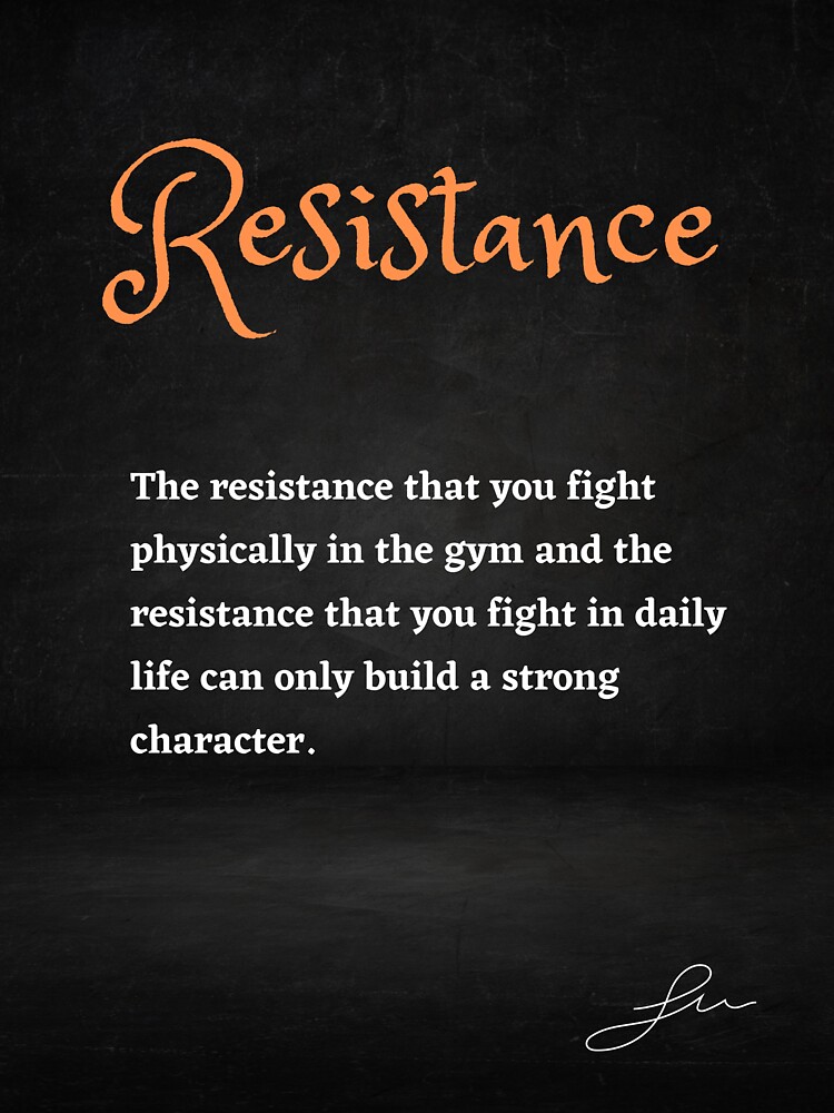 "Resistance Definition" Sticker for Sale by WafiMussart Redbubble