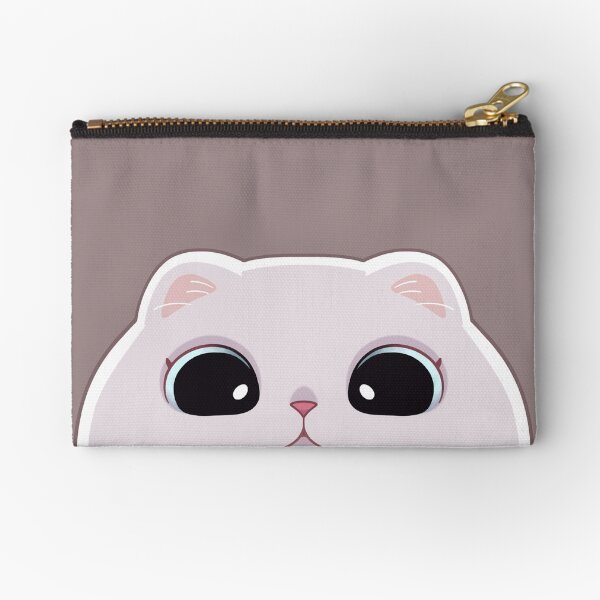 Peeking Cat Zipper Pouch