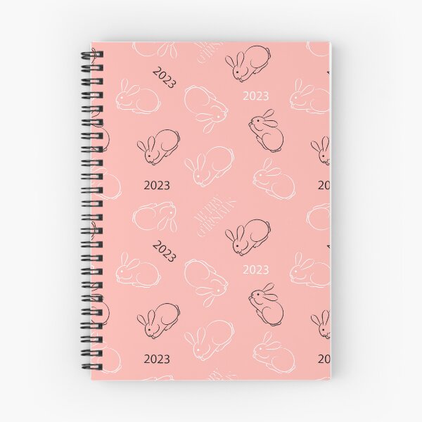 Item preview, Hares on a pink background 2023 designed and sold by Olha Volokhova.